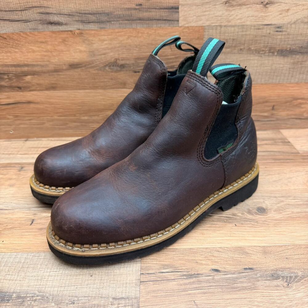 Georgia Giant Waterproof High Romeo Boot GR500 Mens size 7  Work Boots